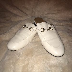 White Gucci Mules Size 41 us 11